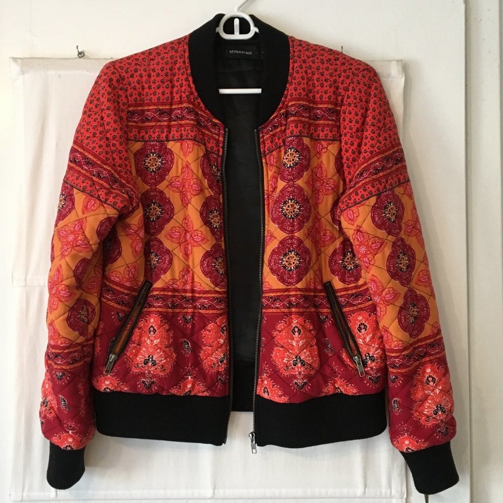 MINKPINK Folktale Bomber Jacket